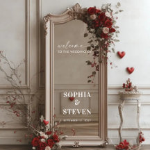 Minsta Modern Selfie Spegel Välkomna Bröllop Decal