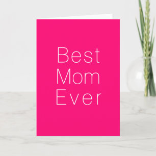 Minsta möjliga anpassningsbar för fuchsia Mamma nå Kort