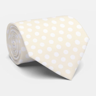 Minsta möjliga elfte och vita Bleken Polka dots Mö Slips