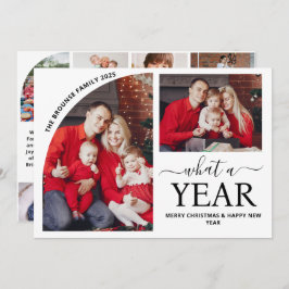 Minsta möjliga multifoto-kollage-jul i år kort