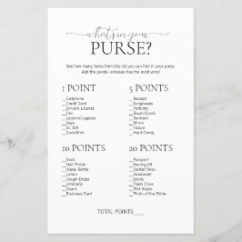 Minsta möjliga saker i din handväska - Bröllopsspe