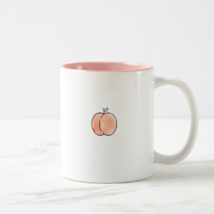 Minsta mugg för rosa persikafrukt