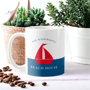 Minsta nautiska sommarhus i personlig kaffemugg