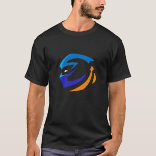minsta ninja-krigare på bröstet t shirt