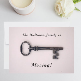 Minsta nya Adress gamla Nyckel på Rosan Meddelande