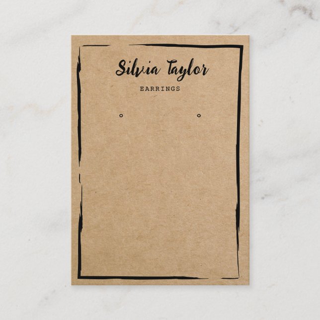 Minsta pappra ram-visning för fartygsbesättningar, visitkort (Framsida)