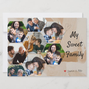 Minsta perfekt-familjeminnen för fotokollage
