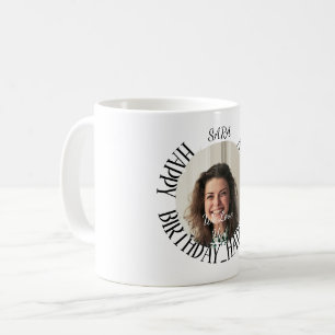 Minsta personlig födelsedag kaffe vuxna mugg