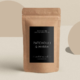 Minsta Rectangle-etikett för elegant Vax Melt-pake Mat Etikett