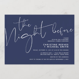 Minsta repetitionsmiddag för marskalk Bröllop i ma Inbjudningar