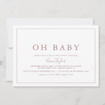 Minsta Ro Guld Vågrät Oh Baby Baby Shower