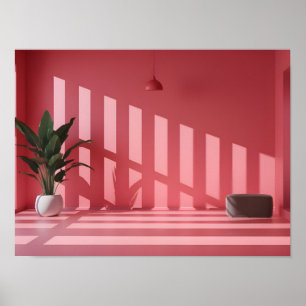 Minsta Rosa Toning Space: Light and Shadow Poster