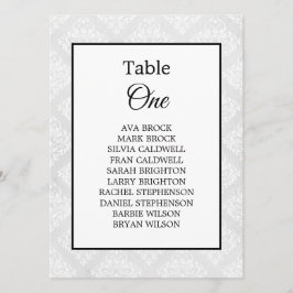 Minsta sittdiagram för Elegant bröllop i Bord