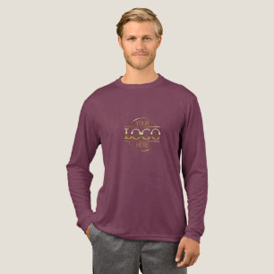 Minsta Snyggt Burgundy Red Promotional Employee T Shirt