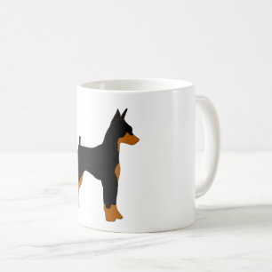 Minsta stift svart och rost silo kaffemugg