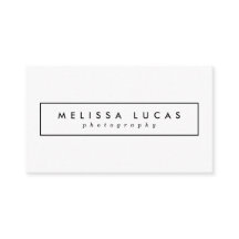 Minsta stilfulla vitvisitkortar