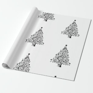 Minsta stilvit som slår in papper för jul presentpapper