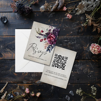 Minsta svarskort för QR-Bröllop OSA Kort