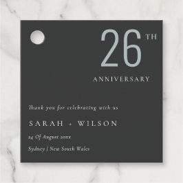 Minsta svarta blå fet årsdag gåvor etiketter