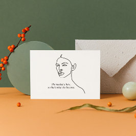 Minsta svarta hon blev en Hero inspiration Girl