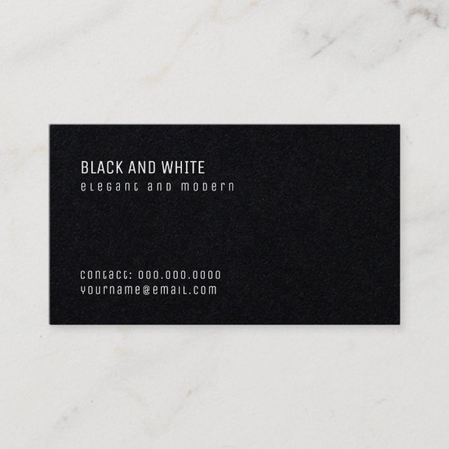 minsta svarta premiepro visitkort (Framsida)