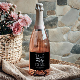 Minsta svarta tal 30 till mig 30års födelsedag Vin