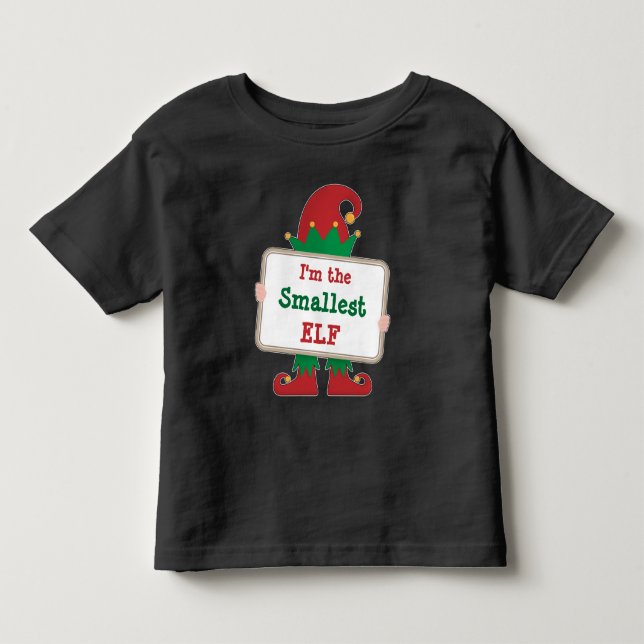 Minsta Tomte | Personlig jul tomte t-shirt (Framsida)