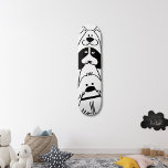 Minsta utformning av Cute Tecknad hund-paret Mini Skateboard Bräda 18,5 Cm<br><div class="desc">Lägg till en lekfull personlighet i din skateboskonfiguration med det här snygga skateboard-däcket med hund! Med tre staplade tecknad-stil-hundar i en fet svart-vit design mot en ljus bakgrund är den här tavlan perfekt för hundälskare, husdjursgroomerer och skater som uppskattar en roligt, modern estetik. Detta högkvalitativa skateboard-däck är designat för prestanda...</div>