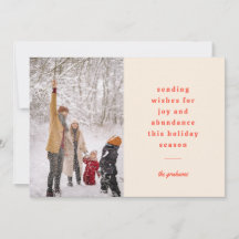 Minsta Vintage Röd typografi Skickar Önskemål