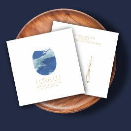 Minsta Visning för abstraktens minimalistiska avlä Fyrkantigt Visitkort