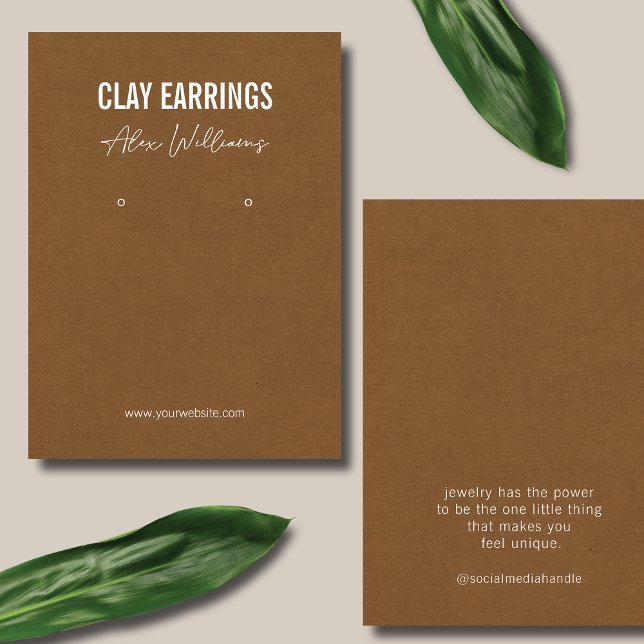 Minsta Visning för judiskt avläsande av brun Logot Visitkort (Skapare uppladdad)