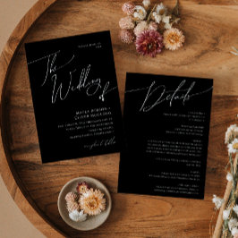 Minsta visuella skript allt på en Bröllop av Inbjudningar