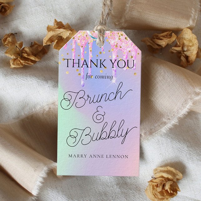 Minstaskriftliga bröllopspresenttaggar presentetikett (Skapare uppladdad)