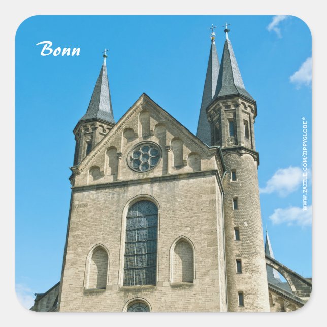 Minster-klistermärke Fyrkantigt Klistermärke (Framsida)