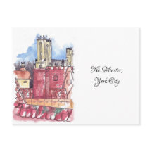 Minster, vykort för fyrkantiga färger, York