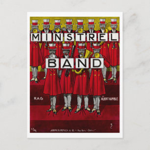 Minstrel Band Vykort