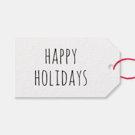 Minstrel Glad Jul. Modern Enkel Jul Presentetikett