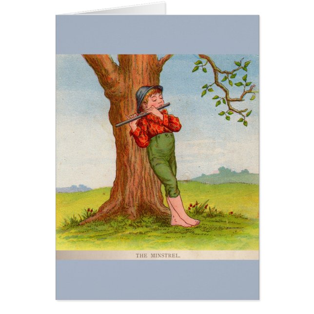 Minstrel Hälsningskort (Framsidan)