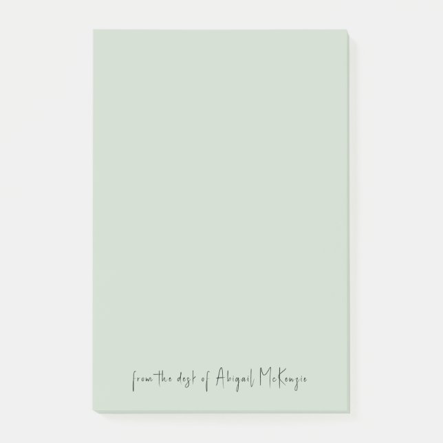 Mint 4x6 från skrivbordet post-it block (Framsida)