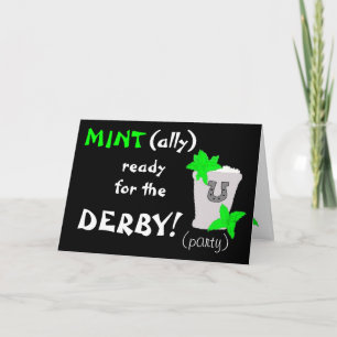 MINT(ally) redo för DERBY! party inbjudan