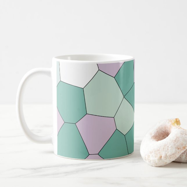 Mint and Violet Kaffemugg (Med munk)