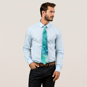 Mint Aqua Bläck Marble Slips