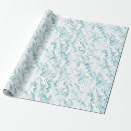 Mint Aqua Ombre Tropical Löv Presentpapper