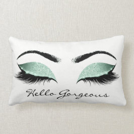 Mint Aqua Tiffany Makeup Lash Hej Gorgous Lumbarkudde