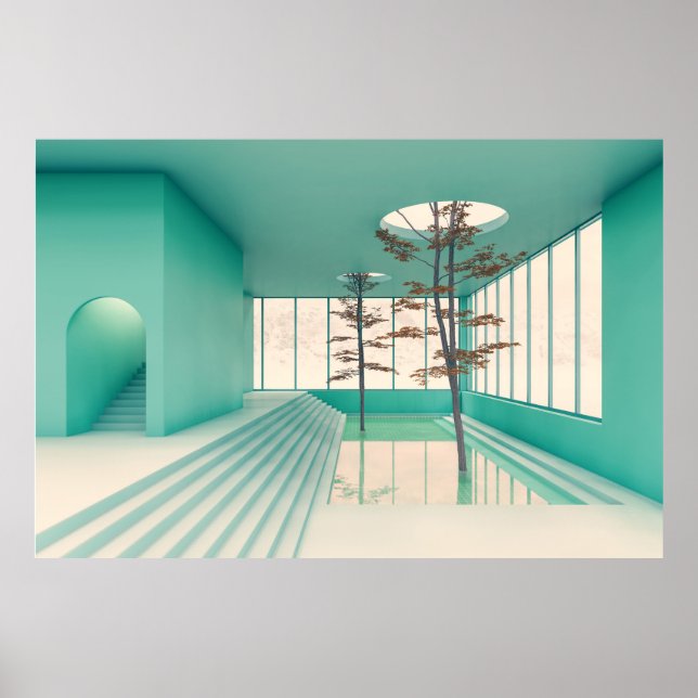 Mint bassäng poster (Framsidan)