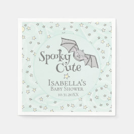 Mint Batty, Stars & Måne Spooky Cute Pappersservett