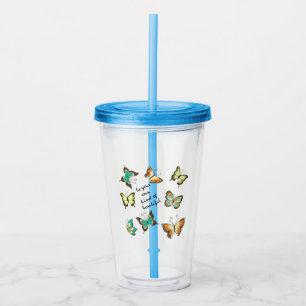 Mint be om dina vackra fjärilar take away mugg