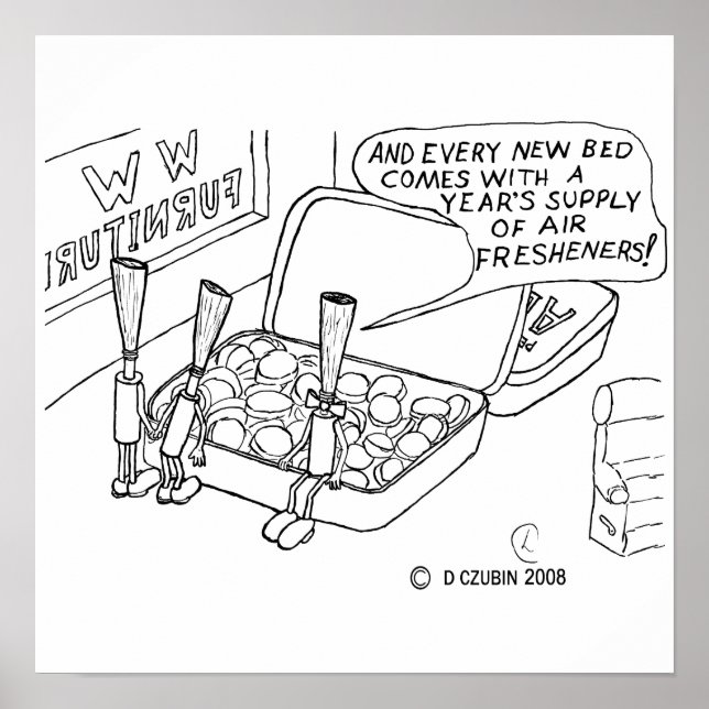 Mint Bed Poster (Framsidan)