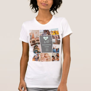 Mint Best morma någonsin 10 fotocollage grid namn T Shirt