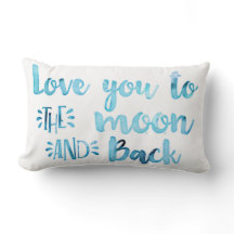 Mint Blue Kärlek dig till Måne och bakåt